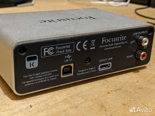 Звуковая карта Focusrite Itrack Solo