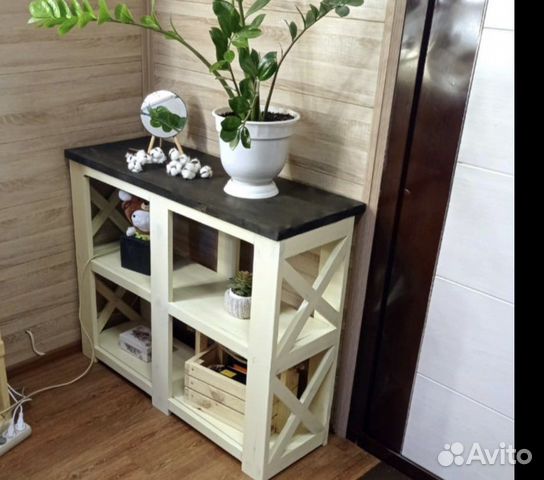 Консоль в прихожую в стиле лофт