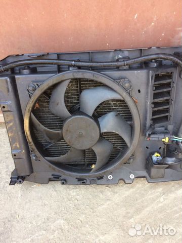 Вентилятор охлаждения Шкода Фабия 2 Оригинал