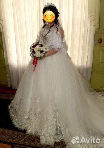 Свадебное платье пышное