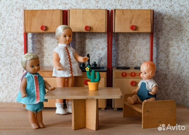 Кукольная кухонная мебель СССР