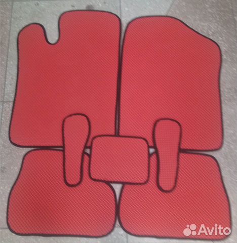 Коврики EVA 2114 2113 2115 Красные Новые