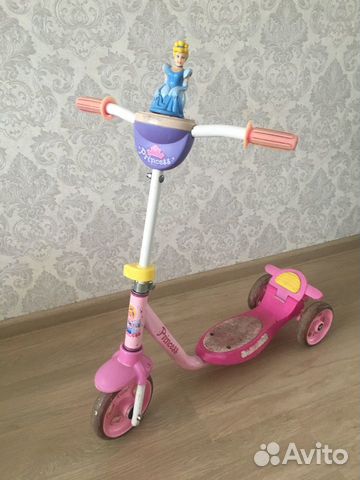 Самокат детский трехколесный бу