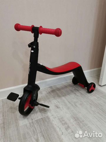 Велосипед, самокат, беговел 3в1