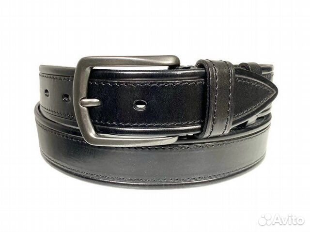 Ремень кожаный Премиум 6467 Black