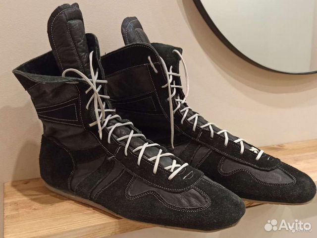 Борцовки замшевые р.43