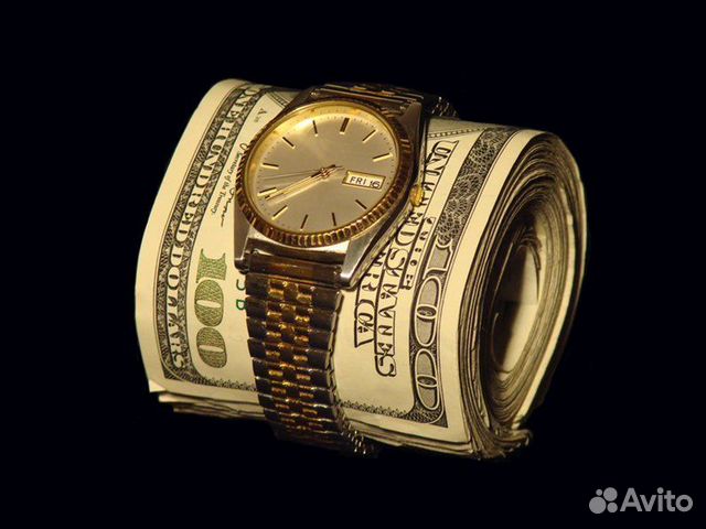 Часы в долларах