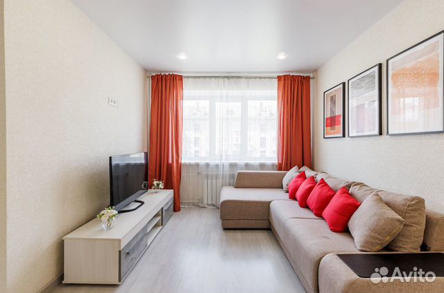 

1-к. квартира, 32 м², 2 кровати