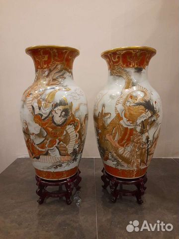 Вазы парные, Япония 1868-1912г