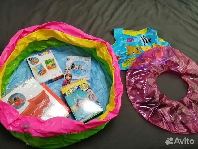 Нарукавники и жилет для плавания, бассейн