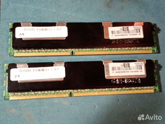 8 GB Ddr3 ecc reg серверная (2011) 4gbх2