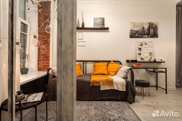 

Квартира-студия, 25 м², 1 кровать