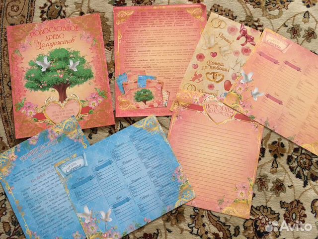 Домоводство 69г. Альбом родословное древо