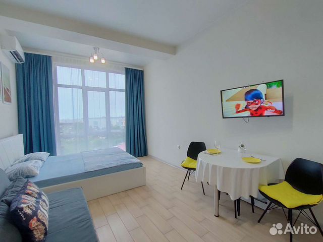 

Квартира-студия, 25 м², 2 кровати