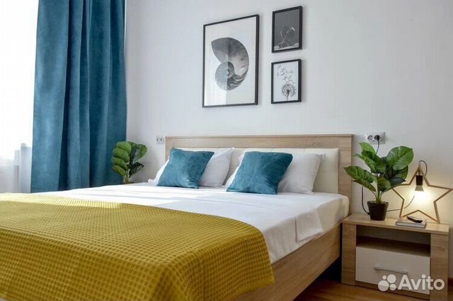 

1-к. квартира, 45 м², 2 кровати