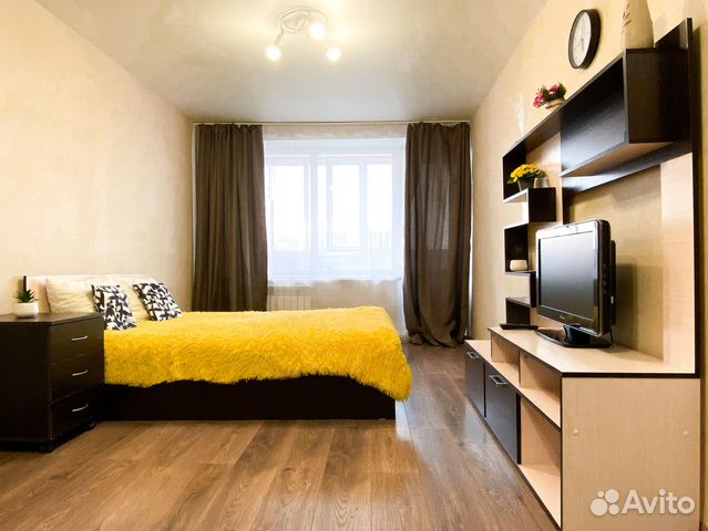 

1-к. квартира, 38 м², 2 кровати