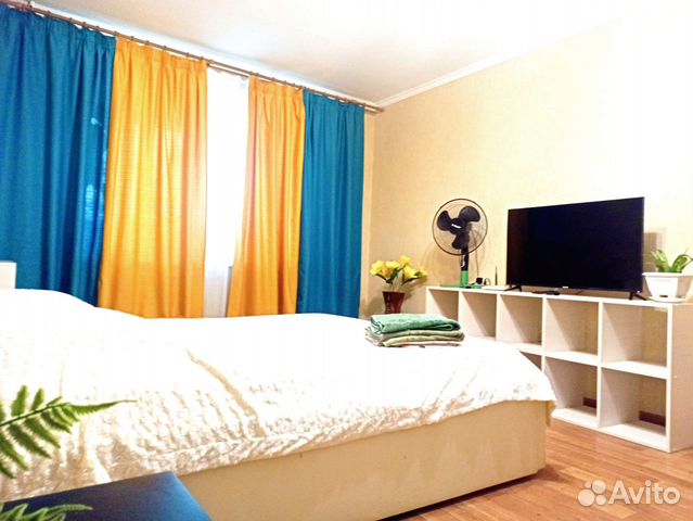 

1-к. квартира, 40 м², 2 кровати