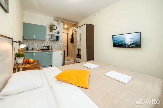 

Квартира-студия в апарт-отеле, 18 м², 1 кровать