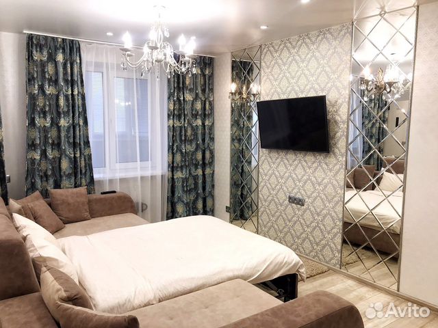 

Квартира-студия, 34 м², 1 кровать