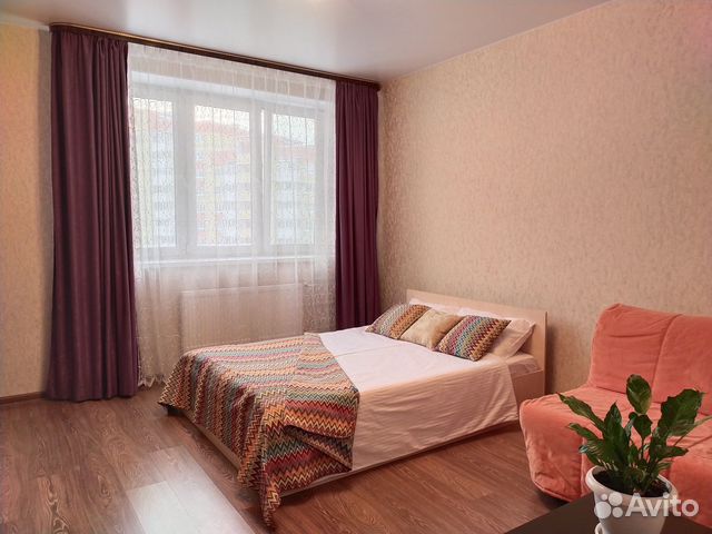 

1-к. квартира, 44 м², 2 кровати