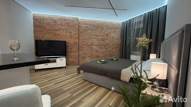 

Квартира-студия, 38 м², 2 кровати