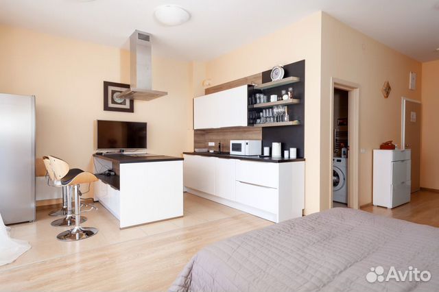 

Квартира-студия, 58 м², 2 кровати