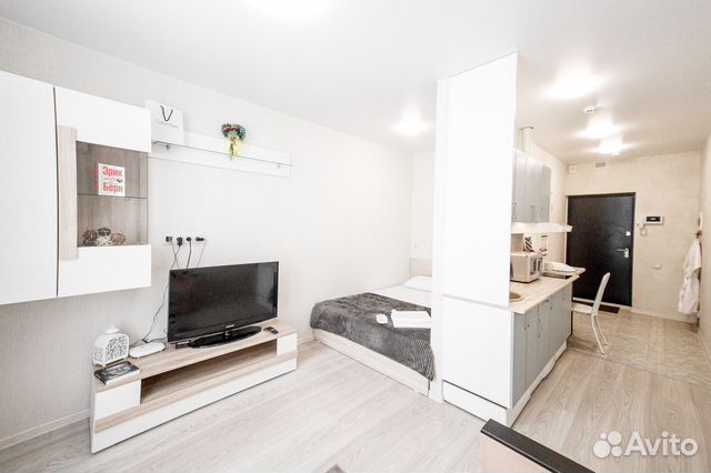 

Квартира-студия, 30 м², 2 кровати