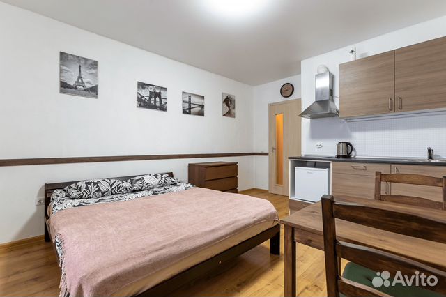 

Квартира-студия, 27 м², 1 кровать