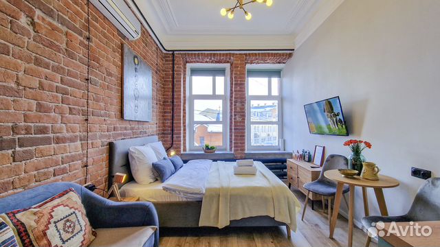 

Квартира-студия, 25 м², 1 кровать