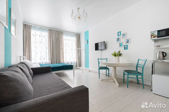 

Квартира-студия, 25 м², 2 кровати