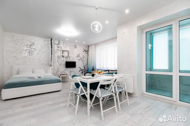 

1-к. квартира, 44 м², 2 кровати
