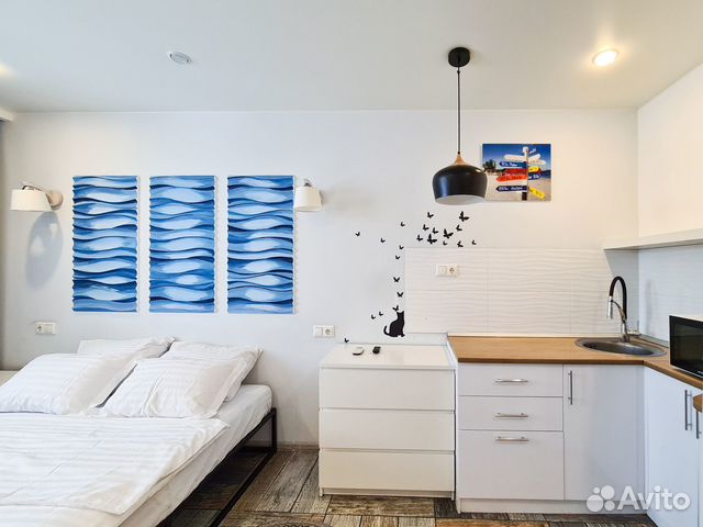 

Квартира-студия, 23 м², 1 кровать