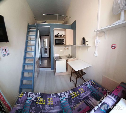 

Квартира-студия, 14 м², 2 кровати