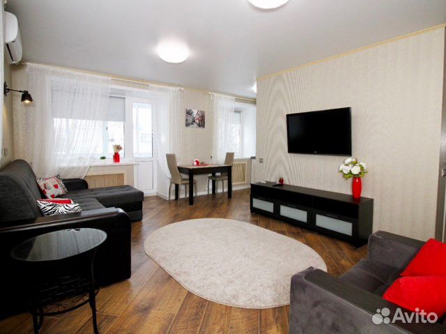 

1-к. квартира, 34 м², 2 кровати