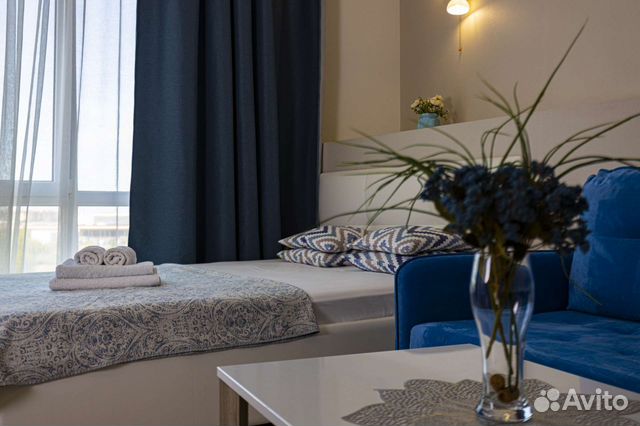 

Квартира-студия, 32 м², 2 кровати