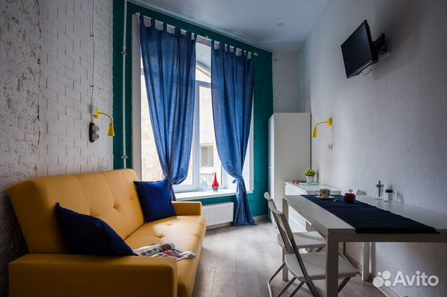 

Квартира-студия, 18 м², 2 кровати