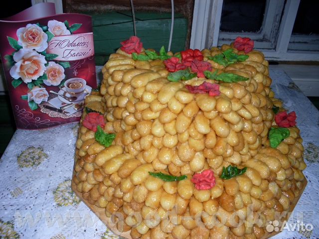 Крупный чак чак рецепт с фото