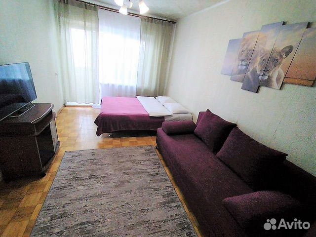 

1-к. квартира, 38 м², 2 кровати