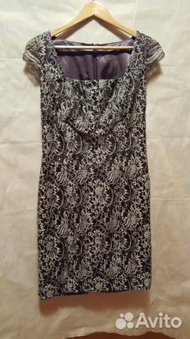 Платье вечернее гепюровое р.S Платье вечернее гепюровое р.S