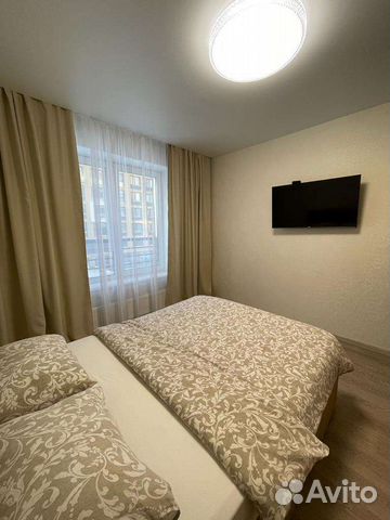 

1-к. квартира, 43 м², 2 кровати