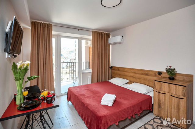 

Квартира-студия, 25 м², 2 кровати