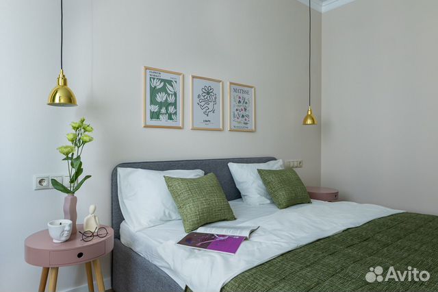 

1-к. квартира, 40 м², 2 кровати