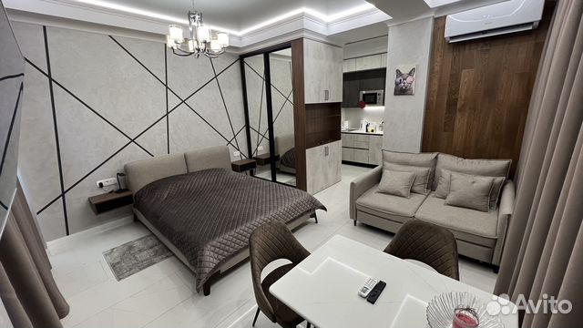 

Квартира-студия, 35 м², 2 кровати