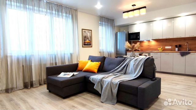 

1-к. квартира, 58 м², 3 кровати