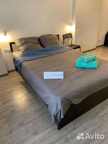 

Квартира-студия, 38 м², 1 кровать