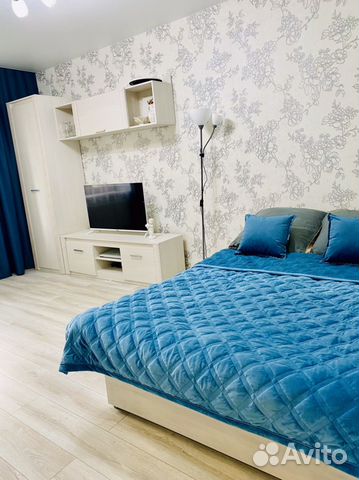 

1-к. квартира, 40 м², 2 кровати