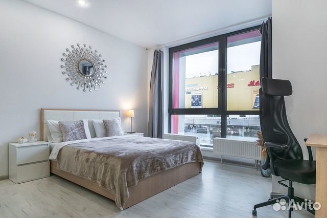 

Квартира-студия, 32 м², 2 кровати