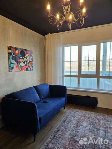 

1-к. квартира, 44 м², 2 кровати