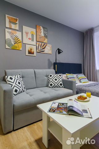 

1-к. квартира, 30 м², 2 кровати