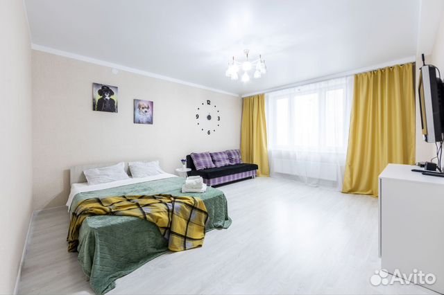 

1-к. квартира, 48 м², 3 кровати